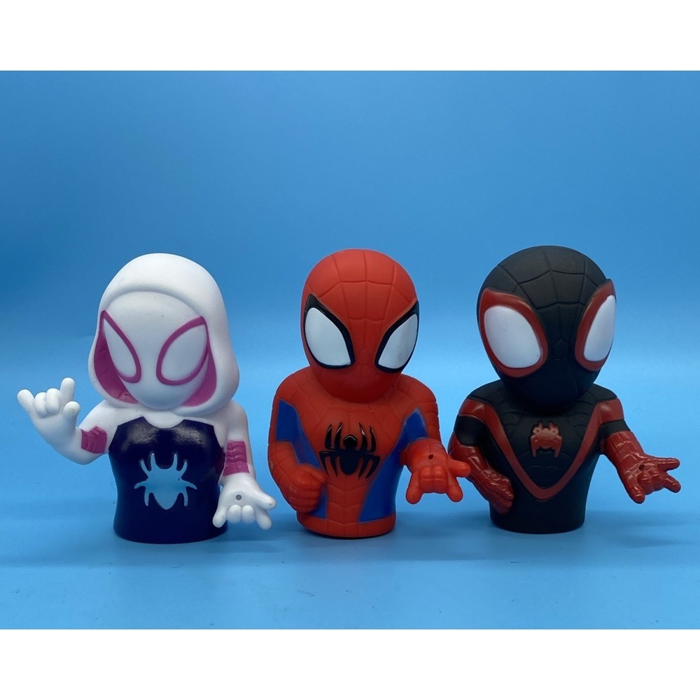 Set of 3 Marvel Spidey & His Amazing Friends Bath/Pool Toys